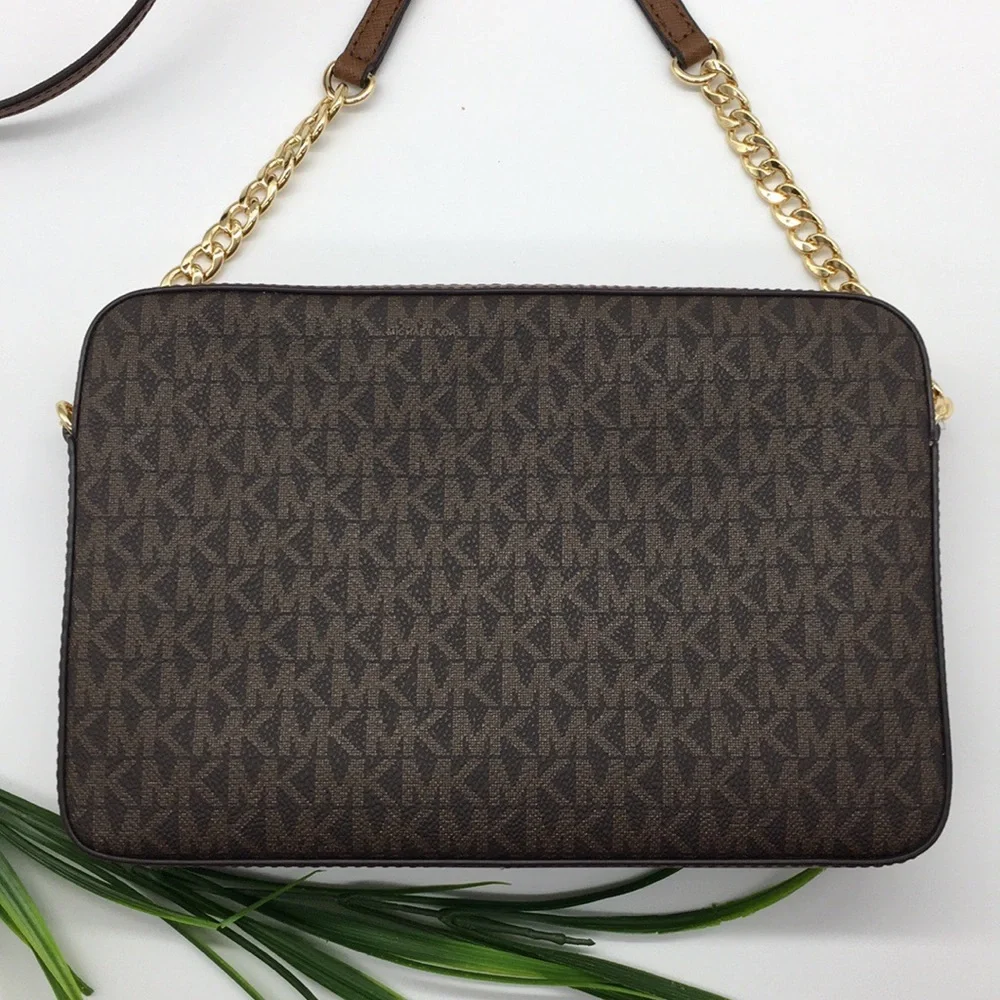 MICHAEL KORS LG EW CROSSBODY Bag Brown - Picture 6 of 8